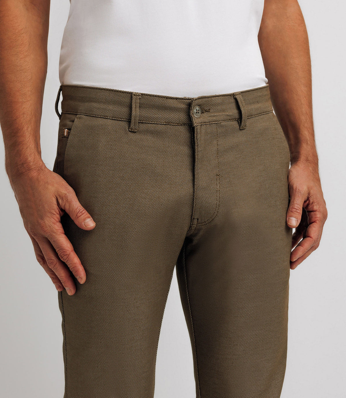 Pantalon slack kaki - IZAC
