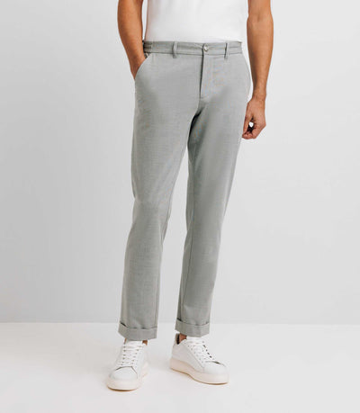 Pantalon chino taille élastique gris - IZAC
