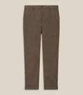 Pantalon chino taille elastique camel - IZAC