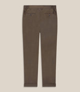 Pantalon chino taille elastique camel - IZAC