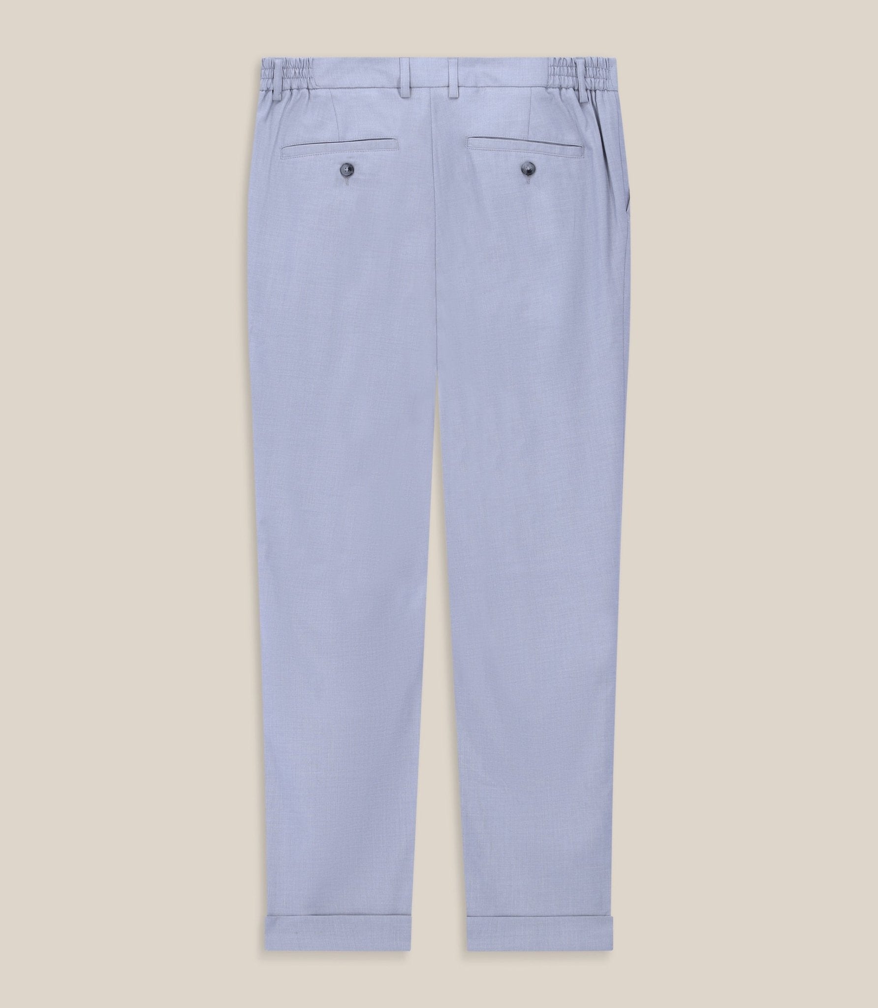 Pantalon chino taille elastique gris - IZAC