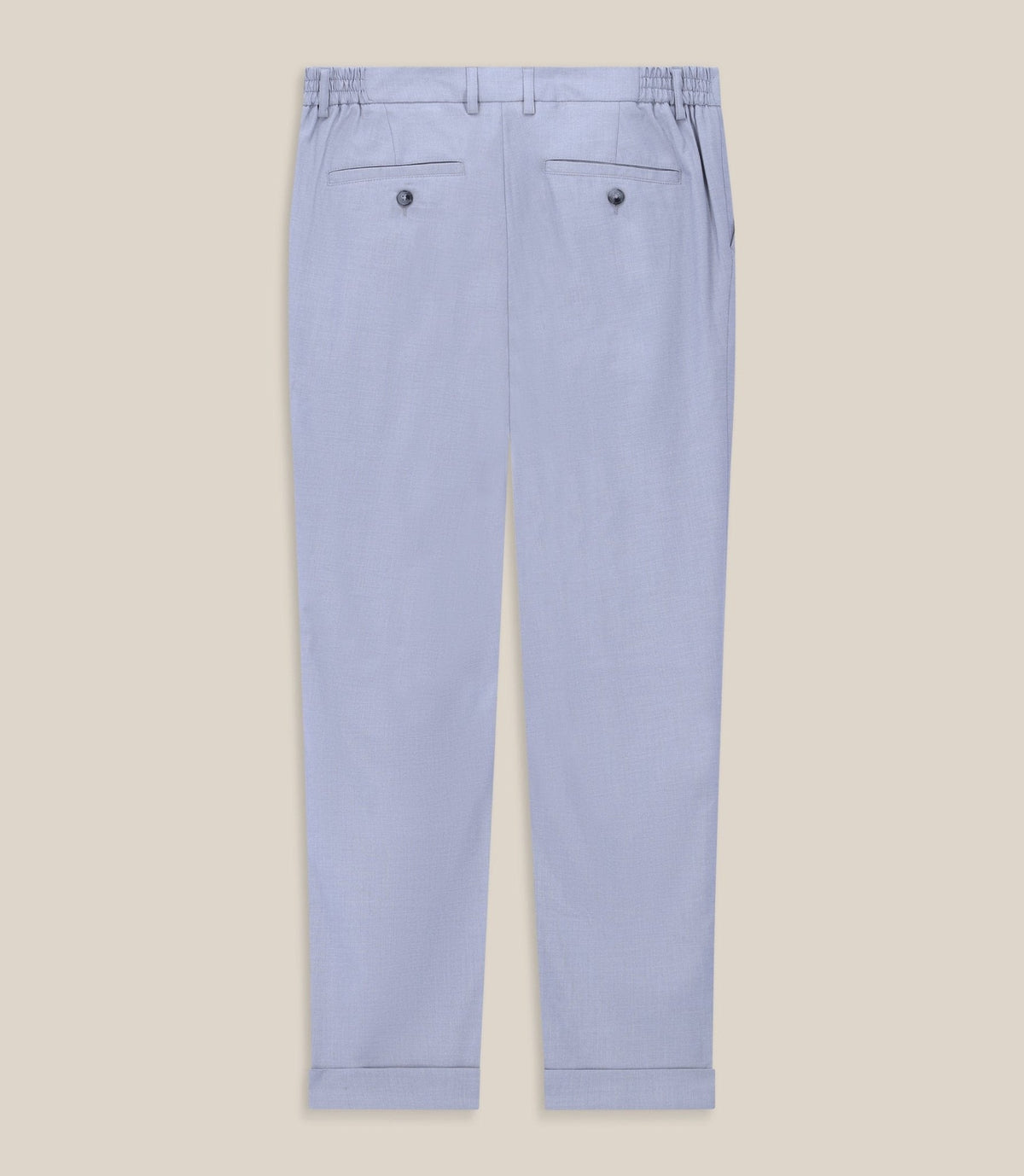 Pantalon chino taille elastique gris - IZAC
