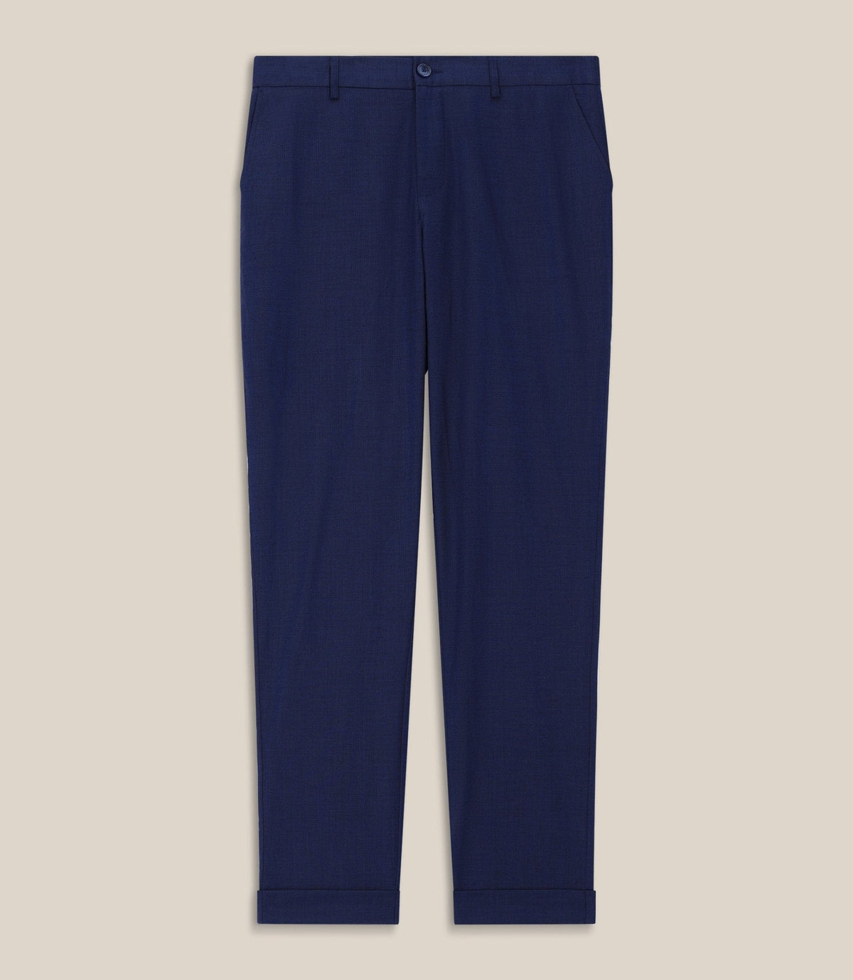 Pantalon chino taille elastique marine - IZAC