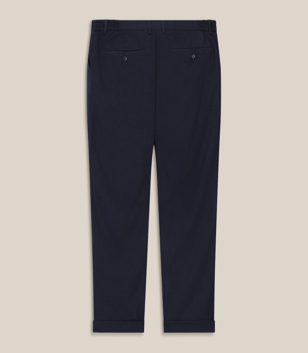Pantalon chino taille elastique noir - IZAC