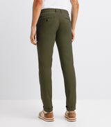 Pantalon coton stretch vert - IZAC