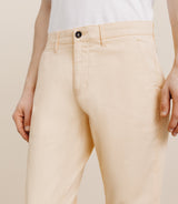 Pantalon en coton stretch pêche - IZAC