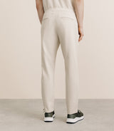 Pantalon élastiqué beige - IZAC