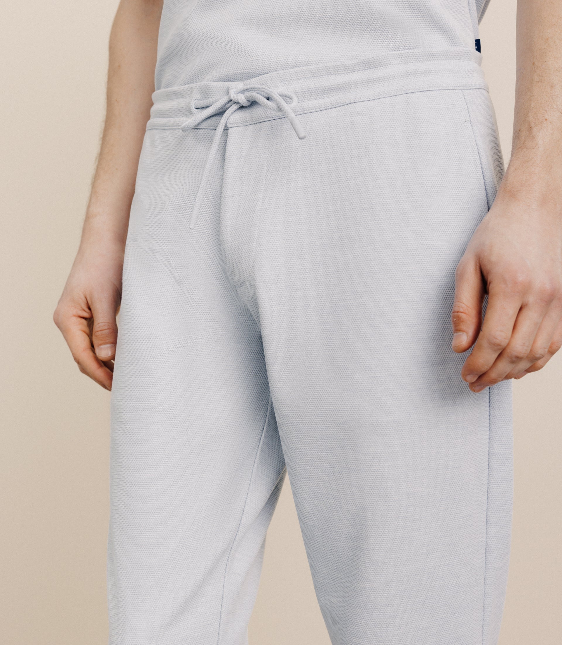 Pantalon élastiqué ciel - IZAC