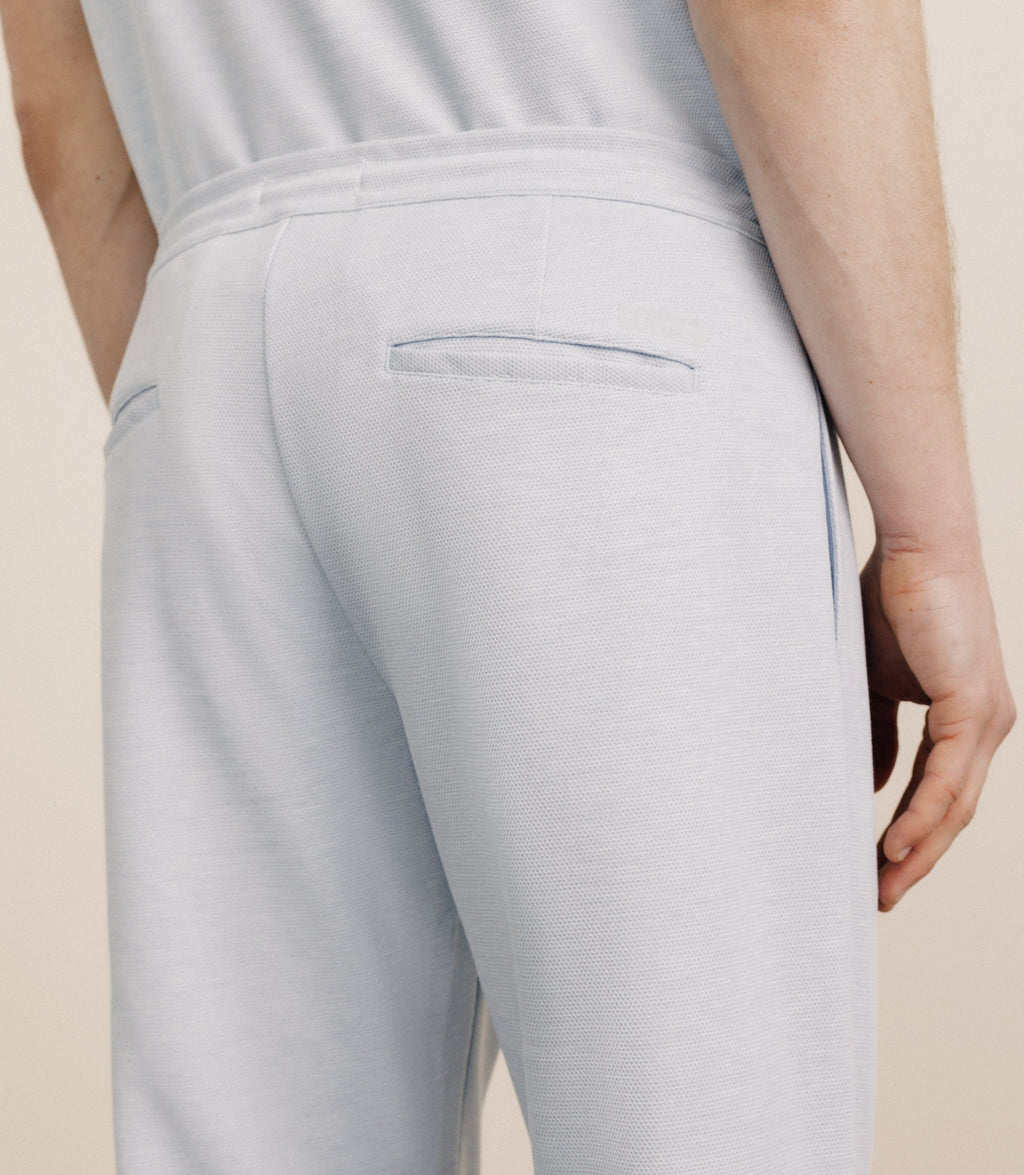Pantalon élastiqué ciel - IZAC