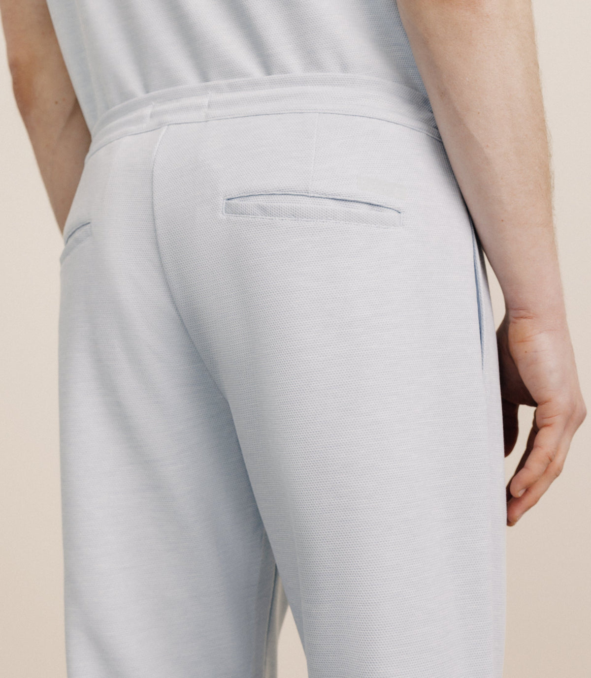 Pantalon élastiqué ciel - IZAC