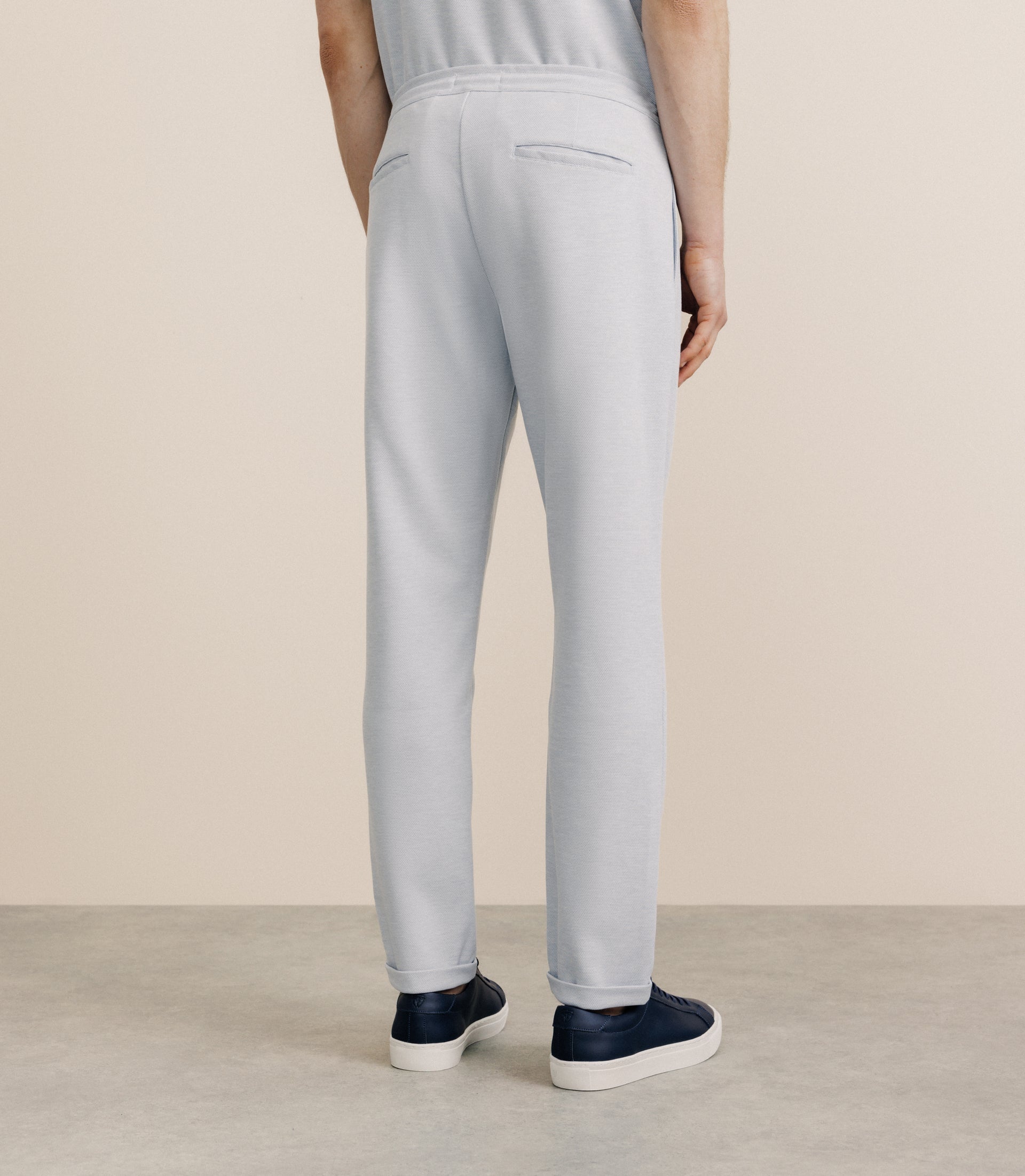 Pantalon élastiqué ciel - IZAC