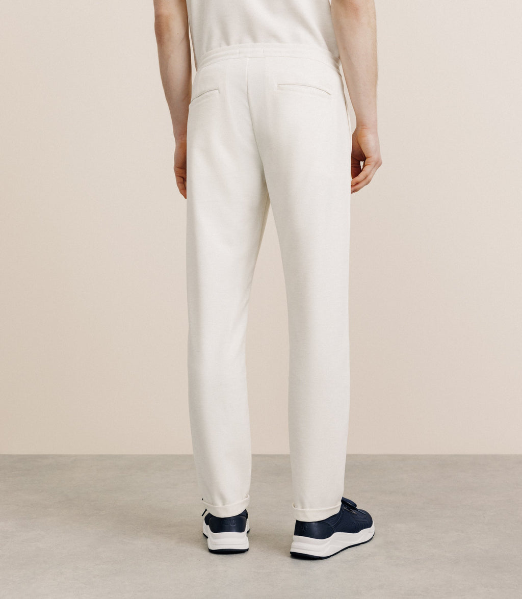 Pantalon élastiqué écru - IZAC