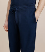 Pantalon élastiqué marine - IZAC