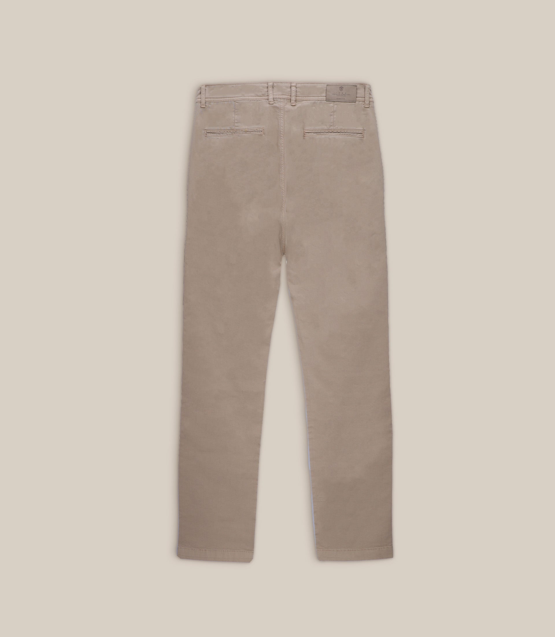 Pantalon coton stretch beige - IZAC