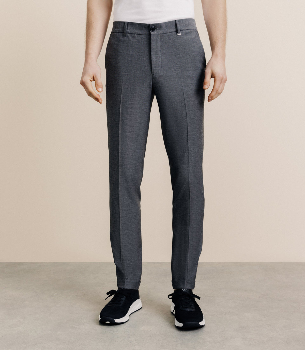 Pantalon élastiqué anthracite - IZAC