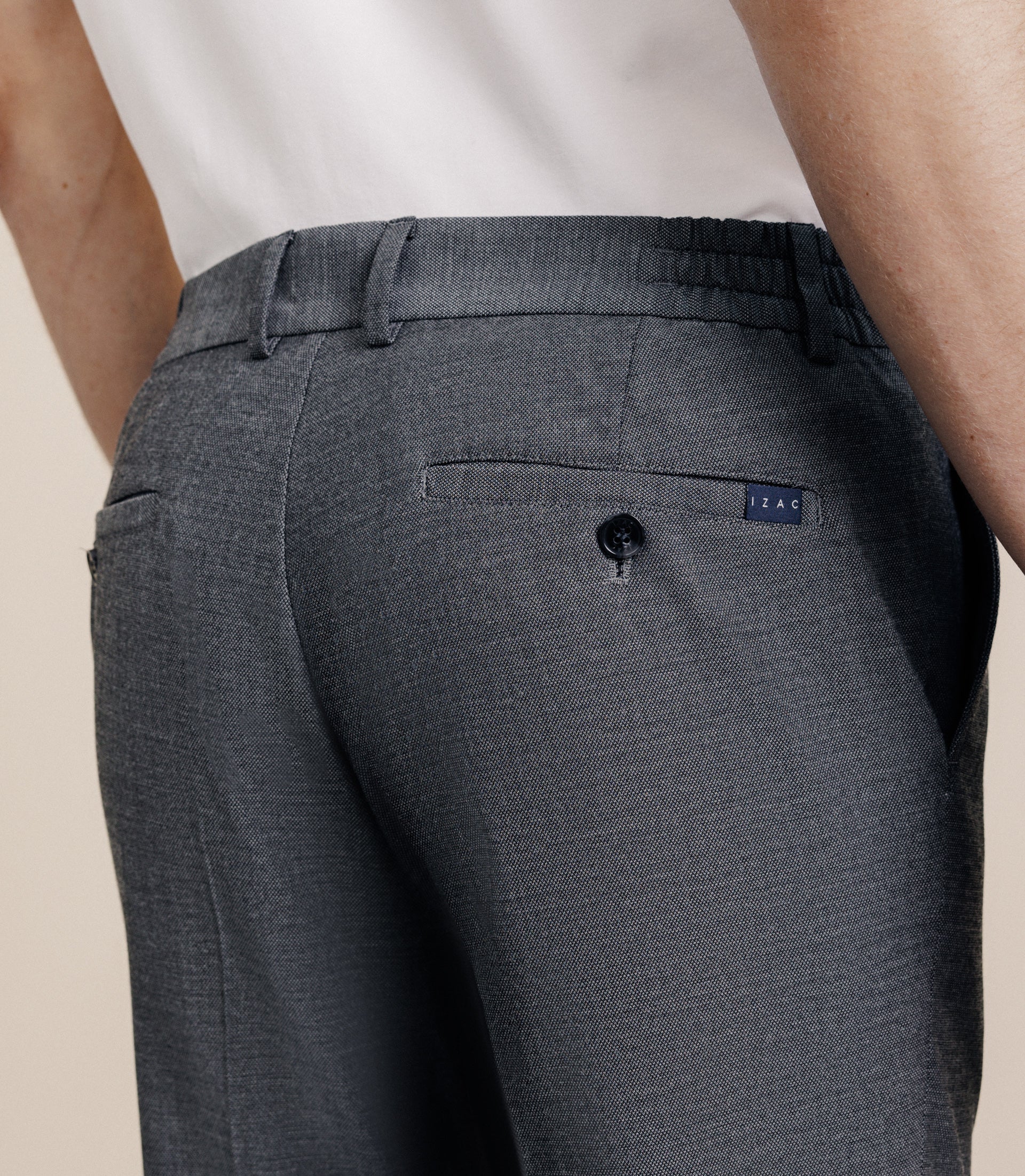Pantalon élastiqué anthracite - IZAC