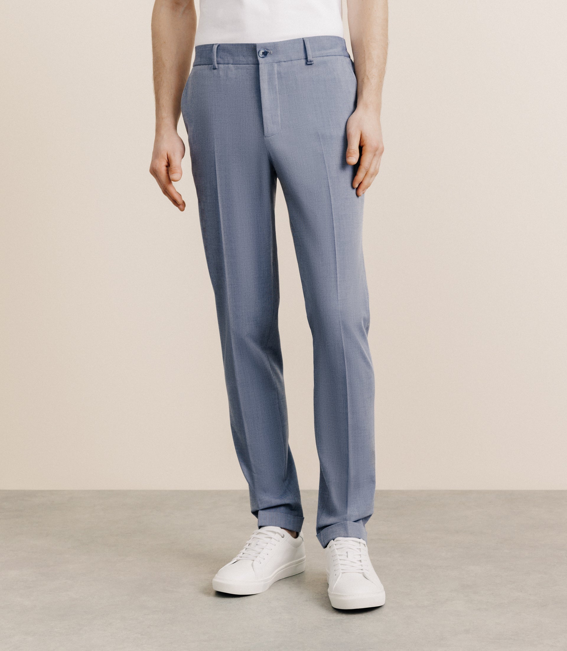 Pantalon élastiqué ciel - IZAC