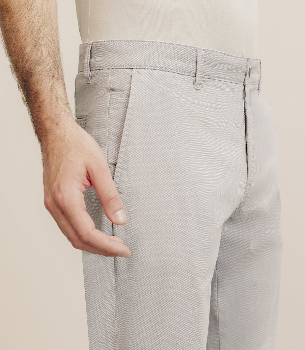 Pantalon imprimé mastic - IZAC