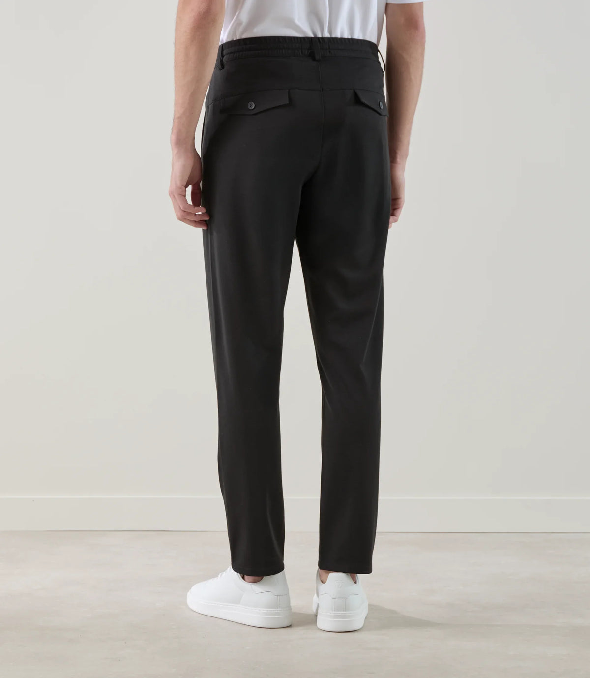 Pantalon casual en maille noir - IZAC