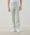 Pantalon casual 100% lin vert clair - IZAC