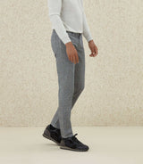 Pantalon à carreaux gris clair "Carreaux" - IZAC