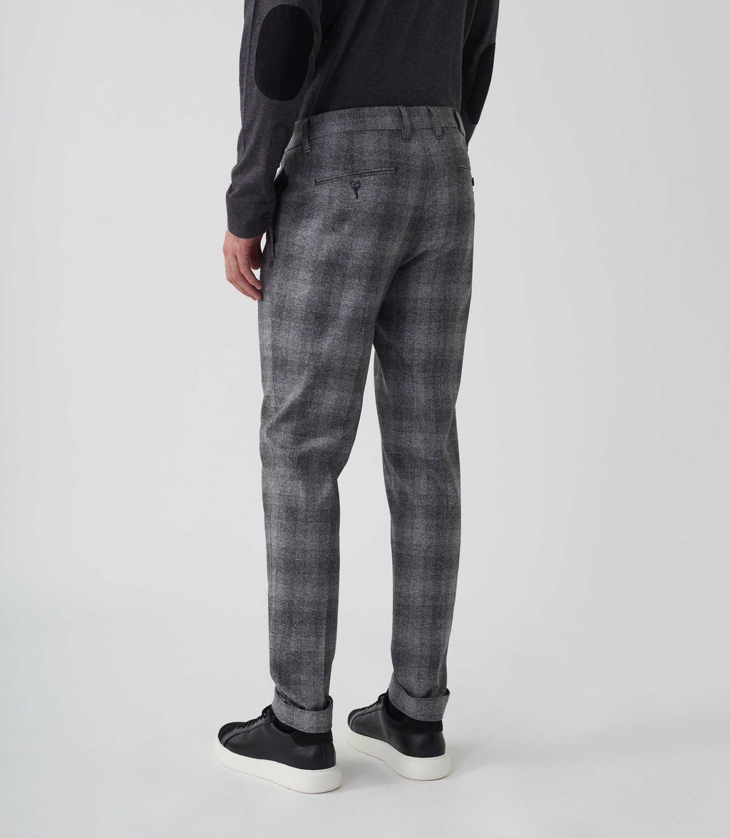 Pantalon de ville en laine gris clair "Malice" - IZAC