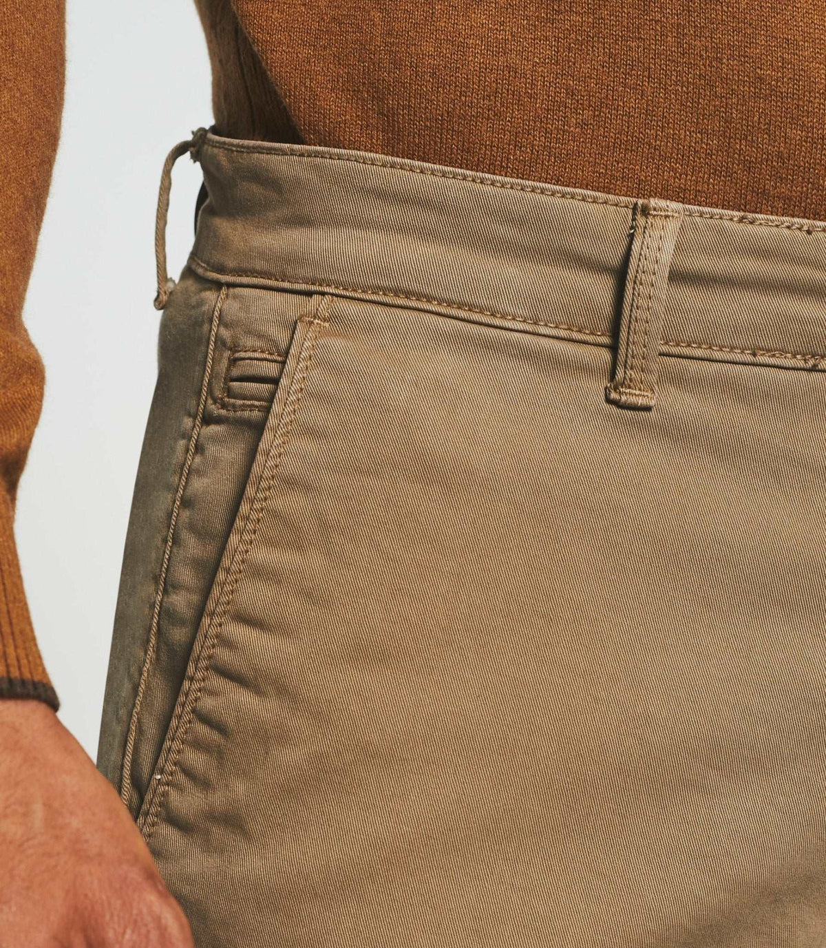Pantalon chino slim beige VALOR - IZAC