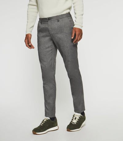 Pantalon Chino taille élastique gris VAMBO - IZAC
