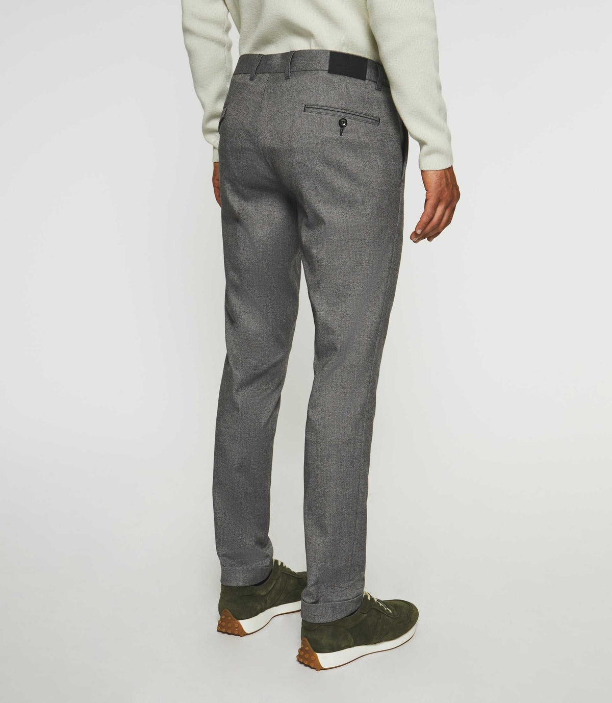 Pantalon Chino taille élastique gris VAMBO - IZAC