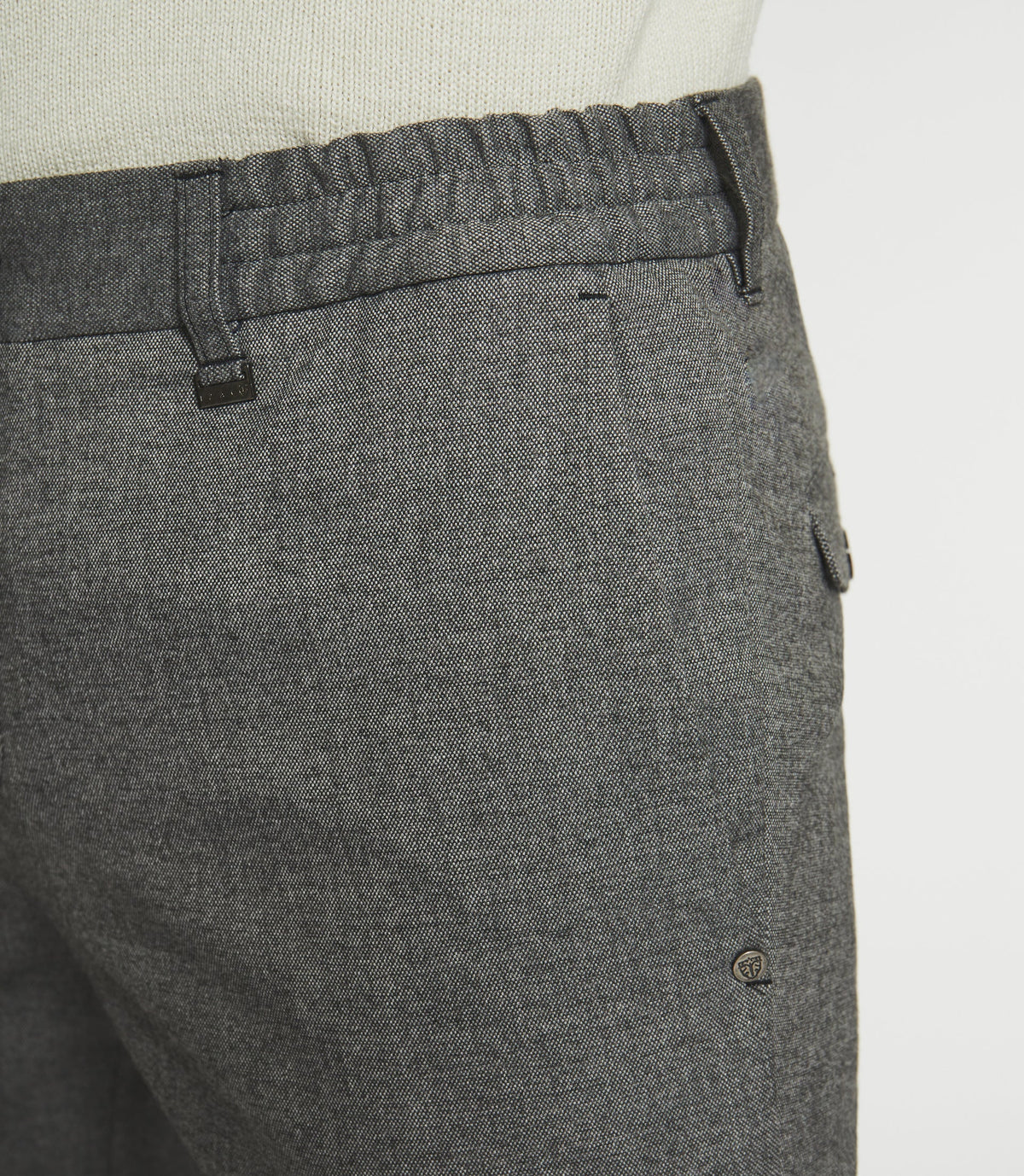 Pantalon Chino taille élastique gris VAMBO - IZAC