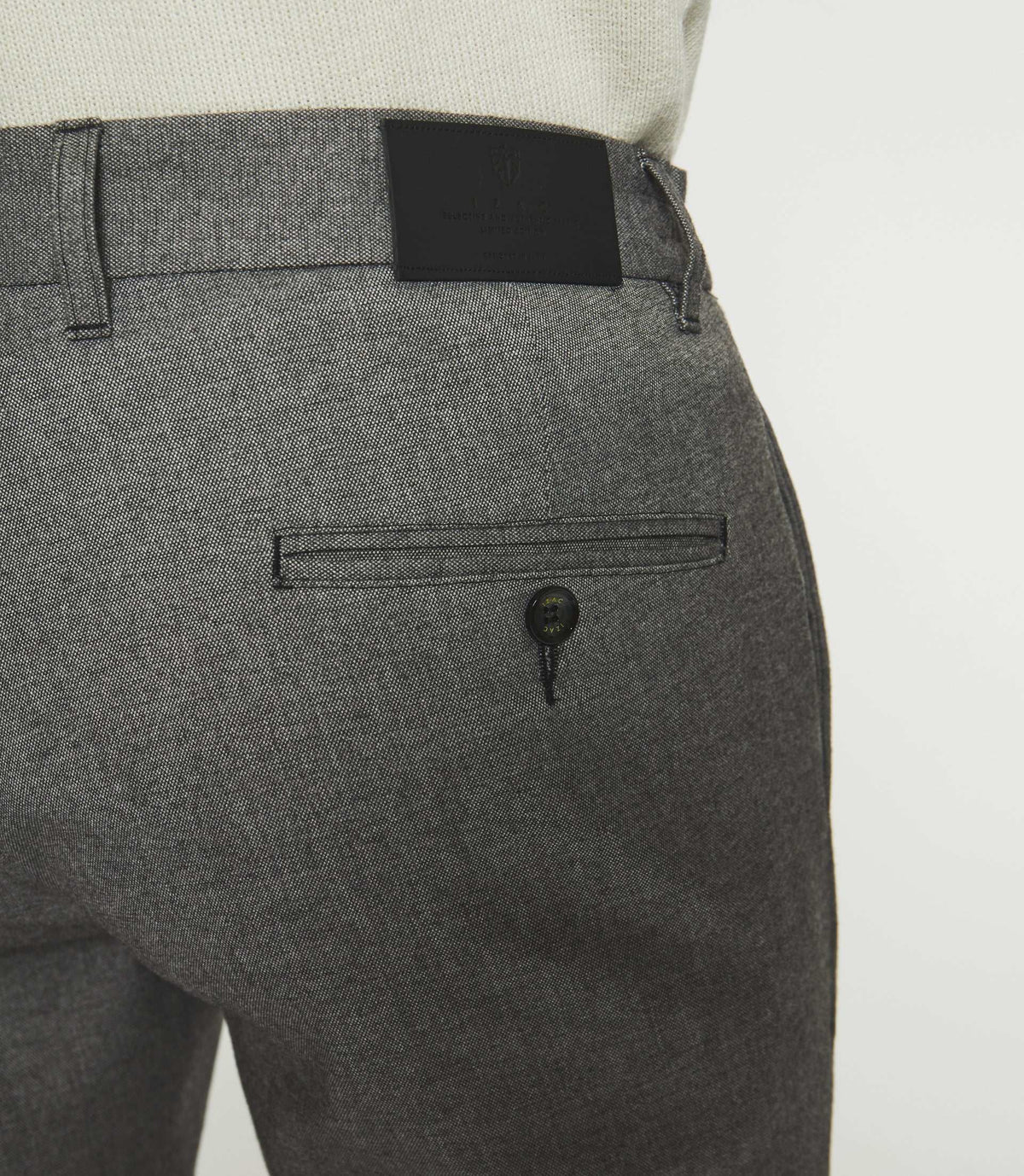 Pantalon Chino taille élastique gris VAMBO - IZAC