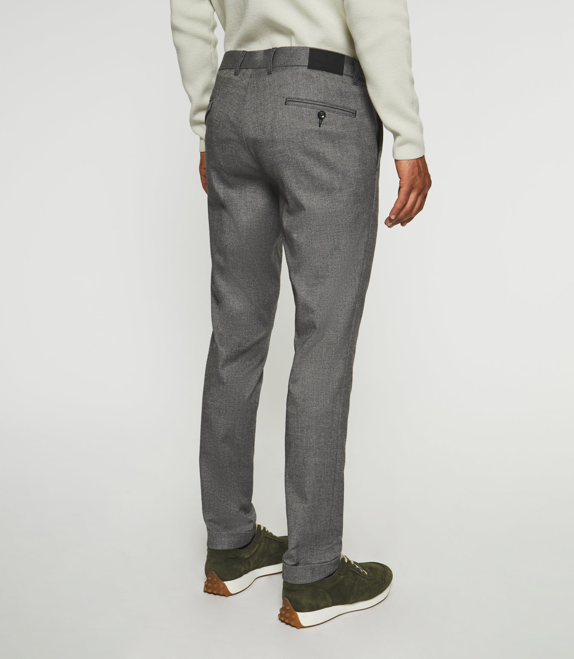 Pantalon Chino taille élastique gris VAMBO - IZAC