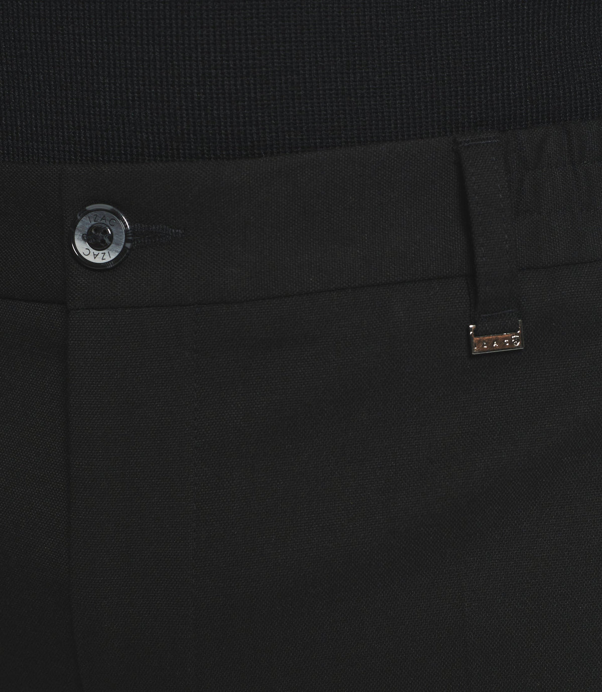 Pantalon chino taille élastique noir VAMBO - IZAC