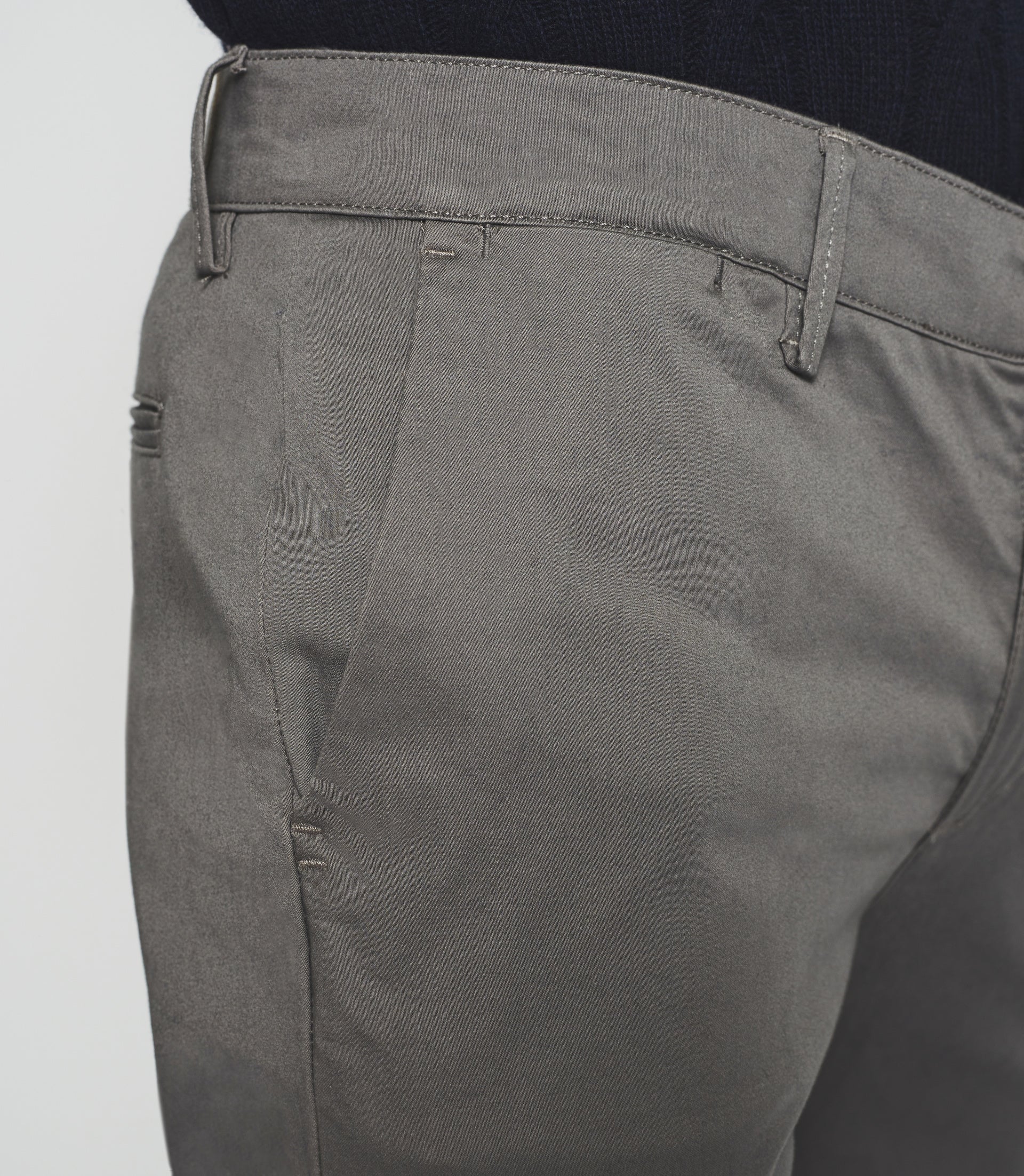 Pantalon chino slim gris moyen VANAMA - IZAC