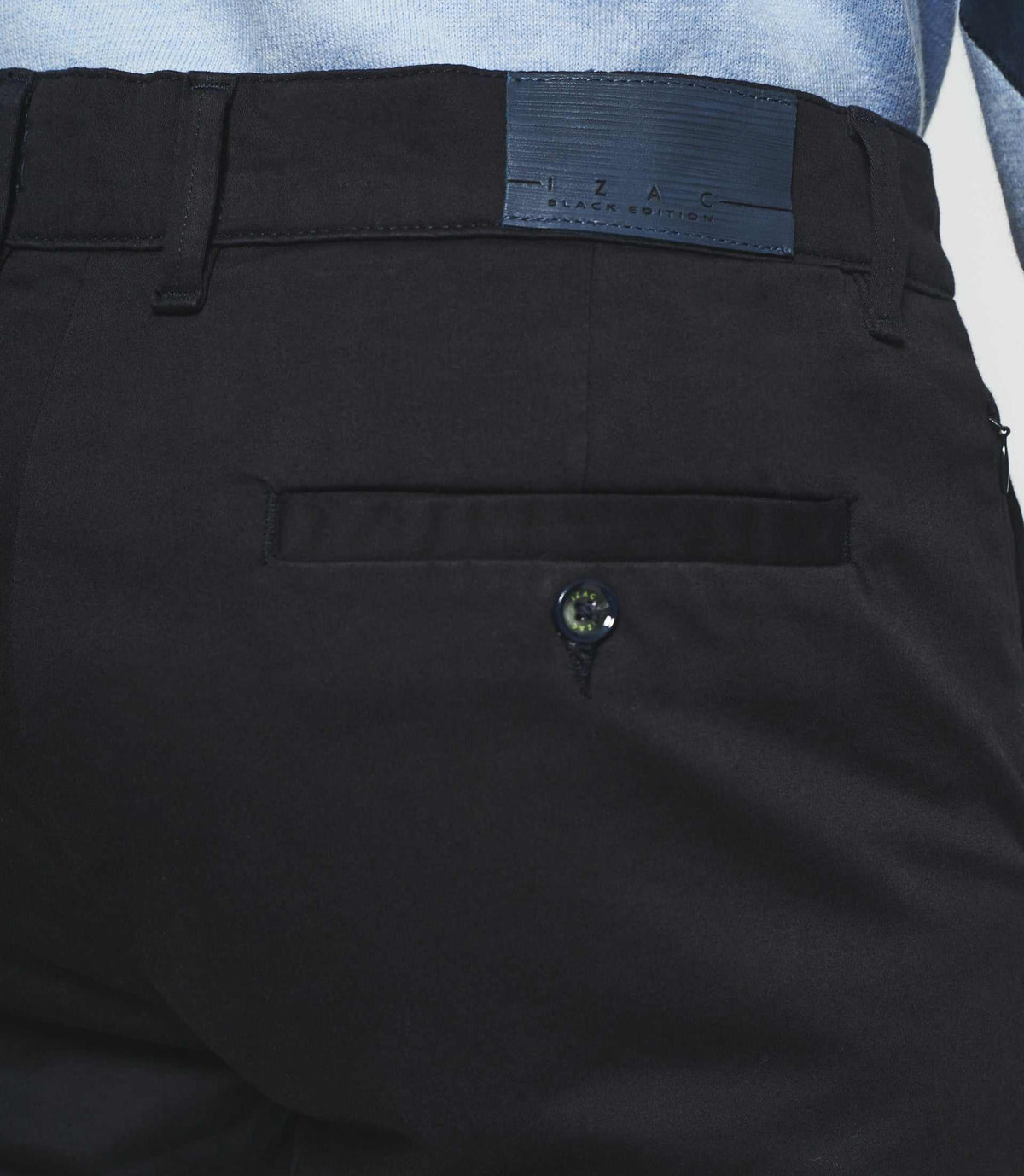 Pantalon chino slim marine VANAMA - IZAC
