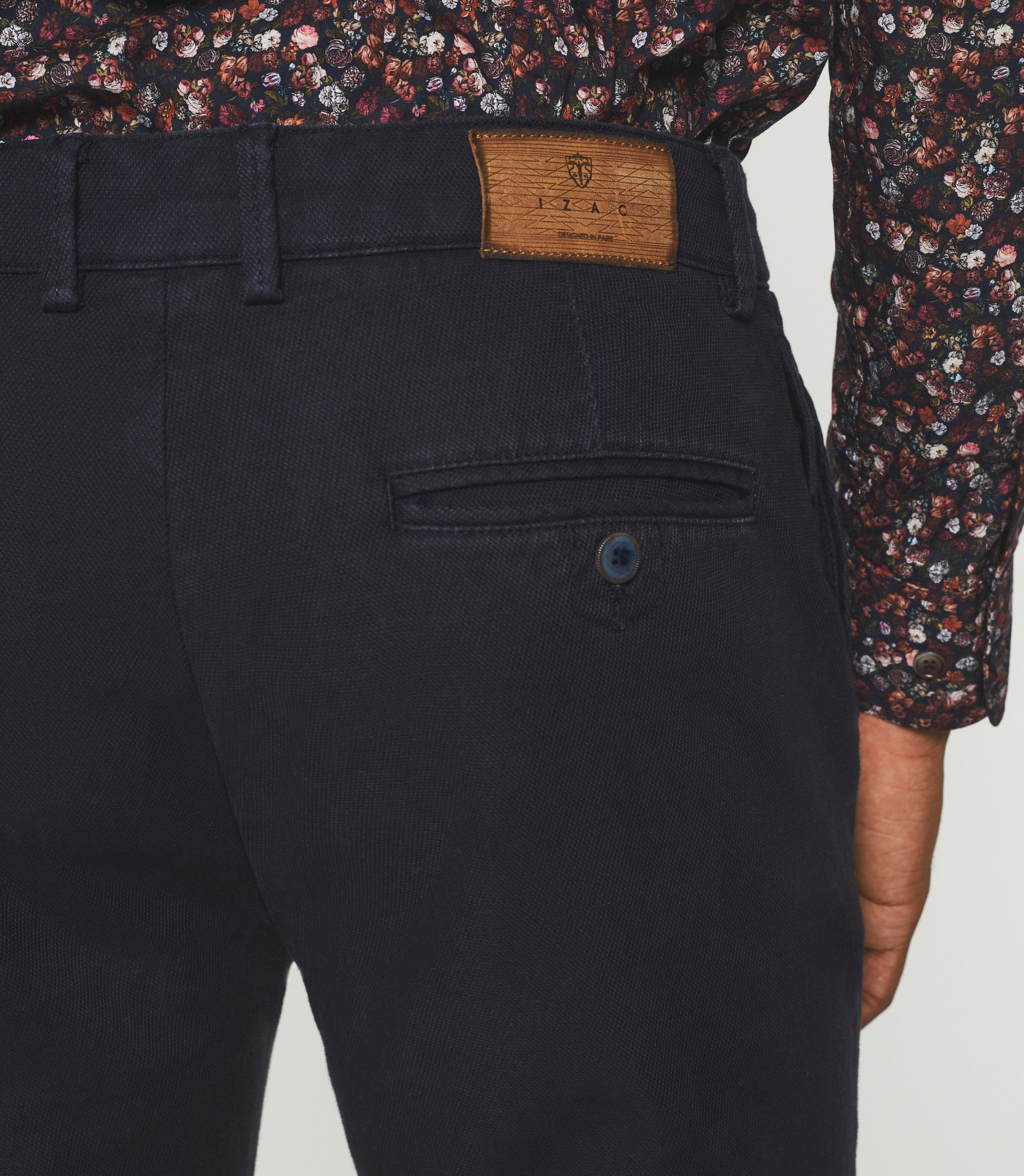 Pantalon chino marine VINTAGE - IZAC