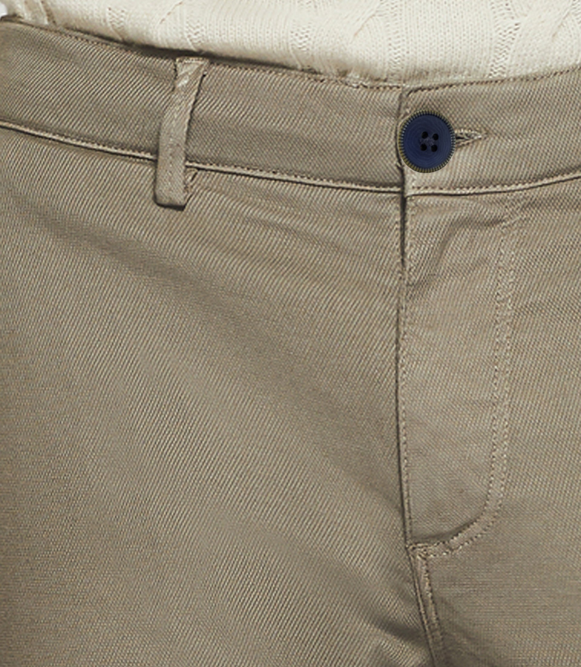 Pantalon chino taupe VINTAGE - IZAC