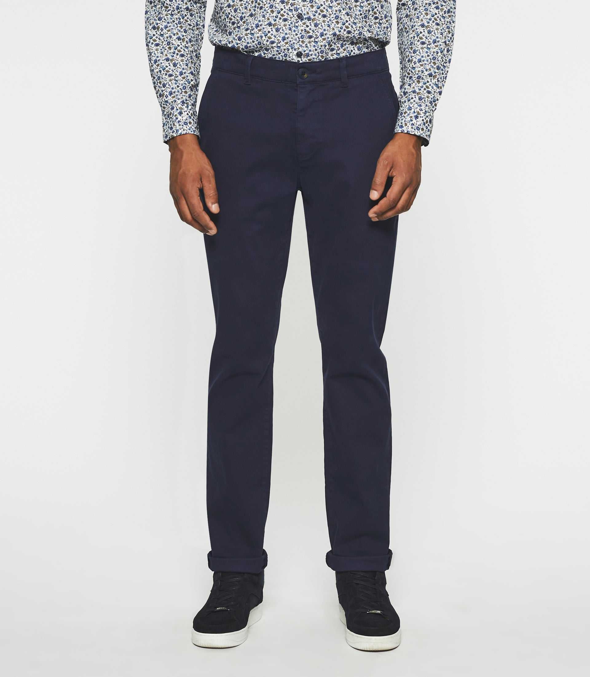 Pantalon slack slim marine VITAMINE - IZAC