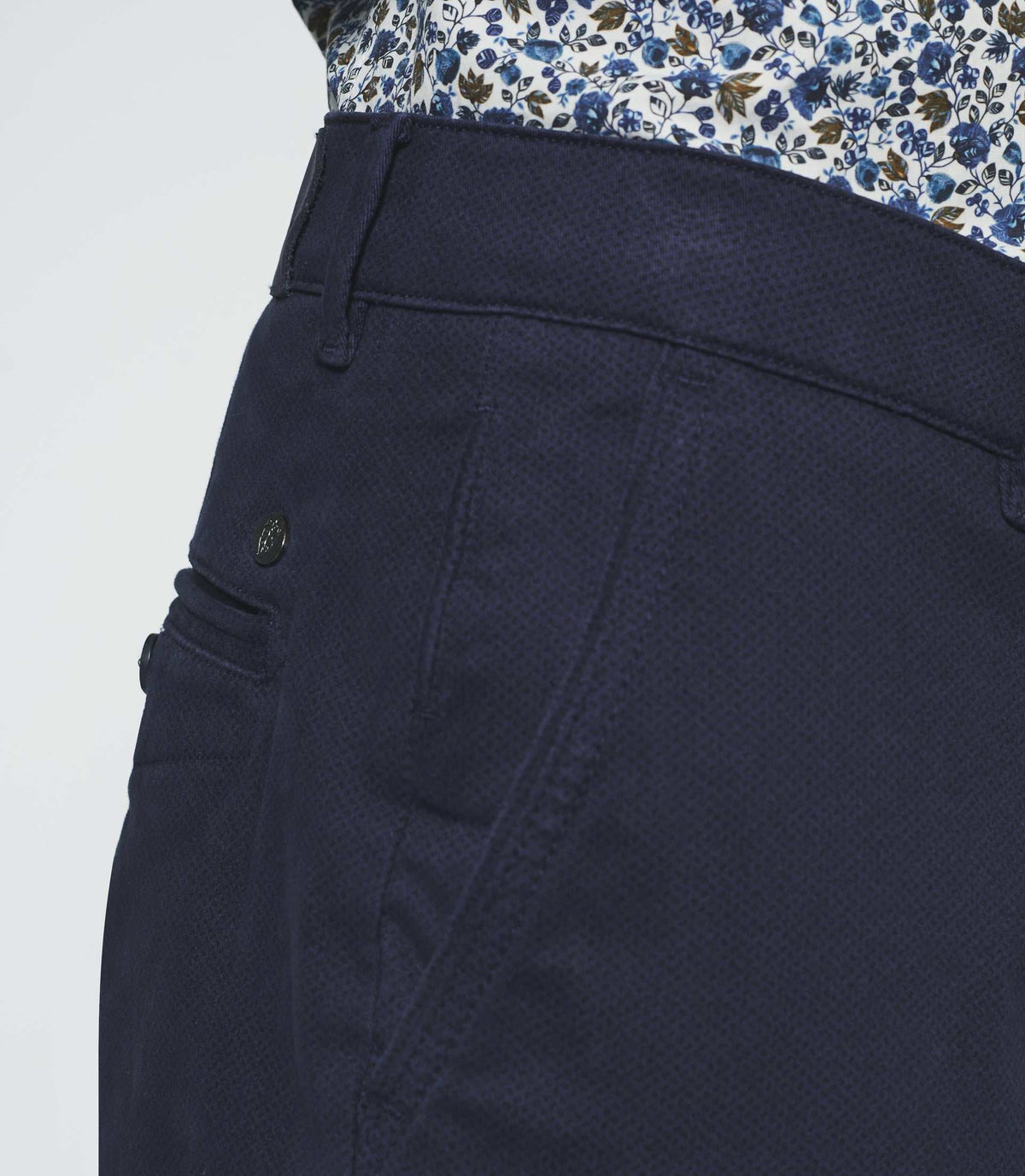 Pantalon slack slim marine VITAMINE - IZAC