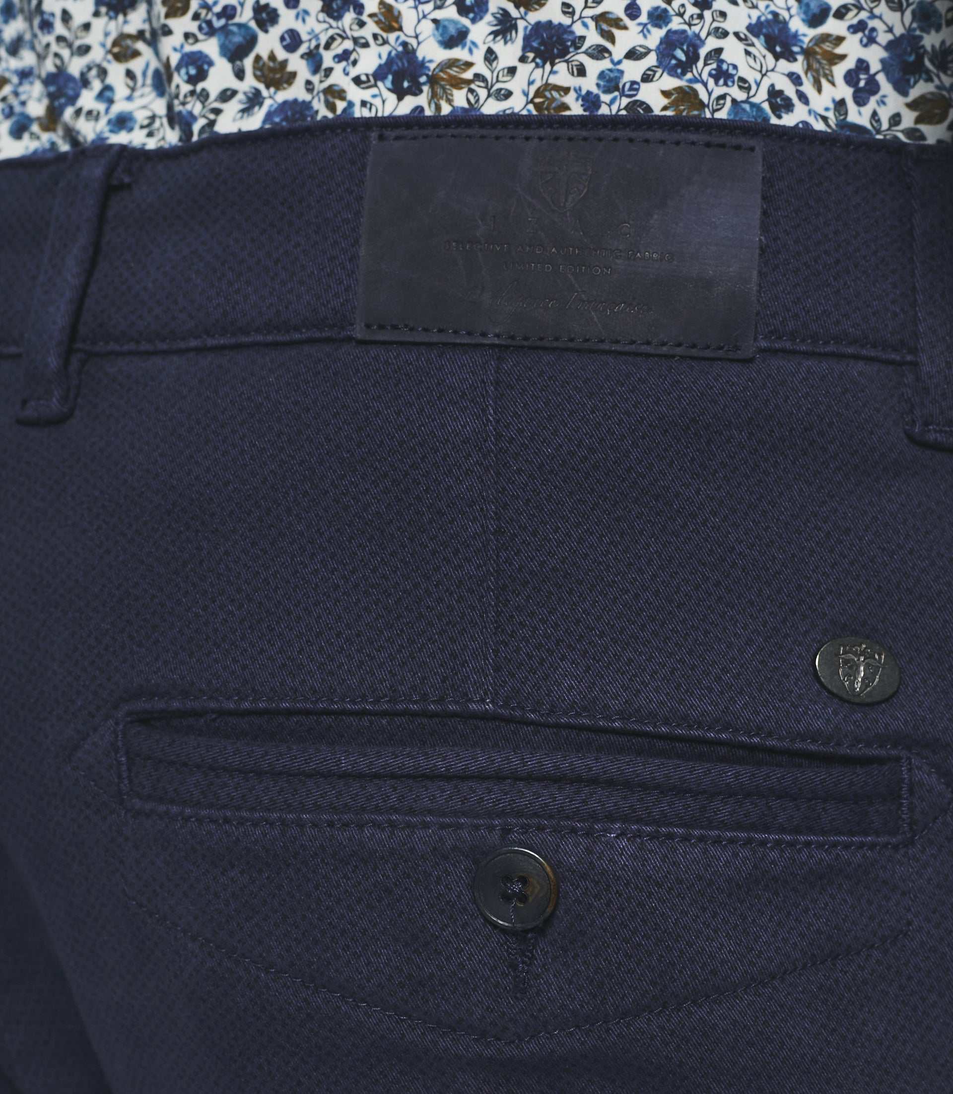 Pantalon slack slim marine VITAMINE - IZAC