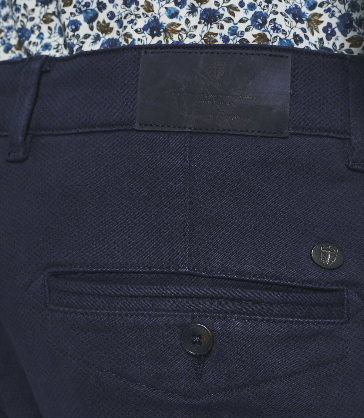 Pantalon slack slim marine VITAMINE - IZAC