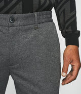 Pantalon Chino taille élastique gris foncé VOLTIGE - IZAC