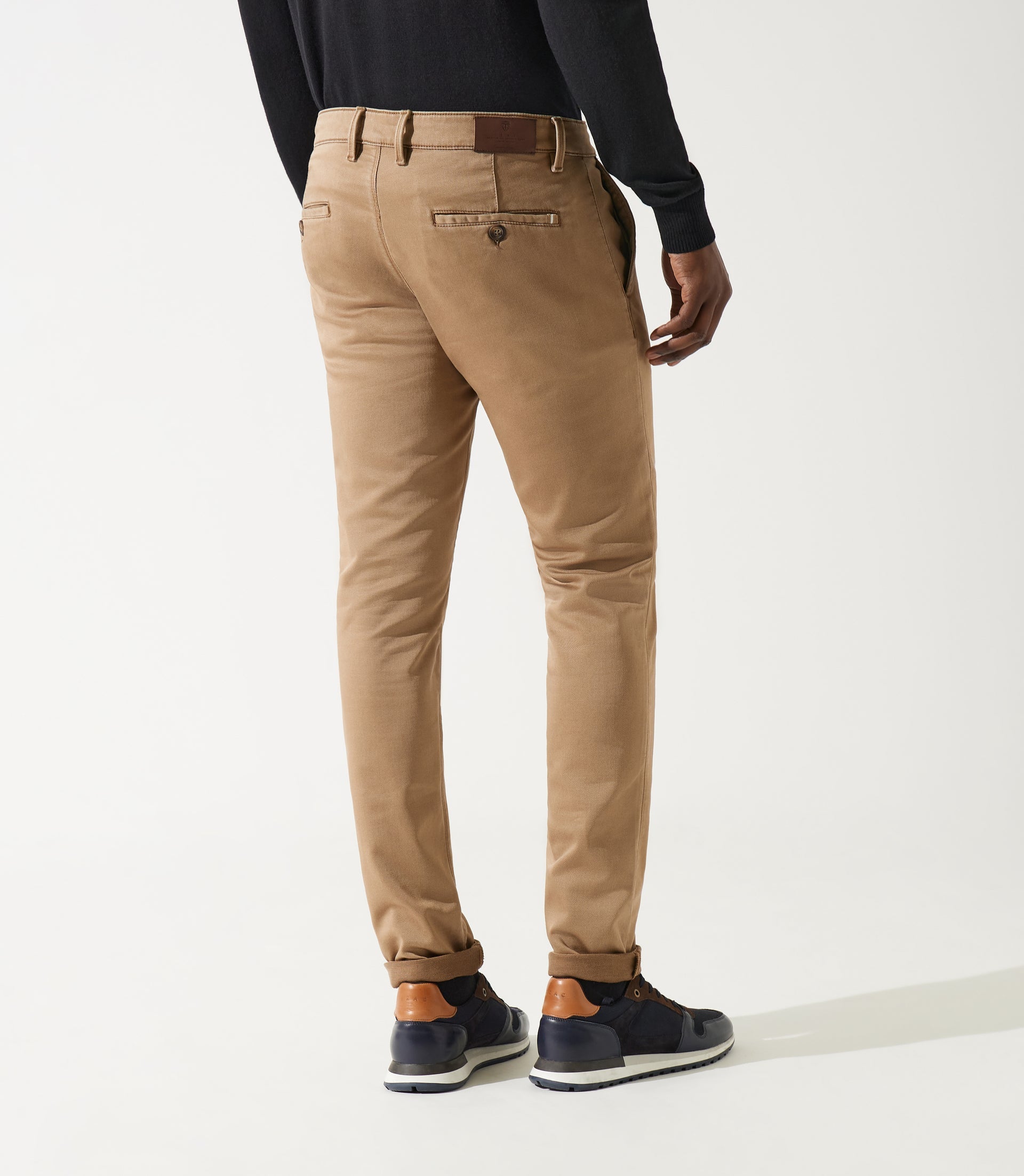 Pantalon chino camel VAILLE - IZAC