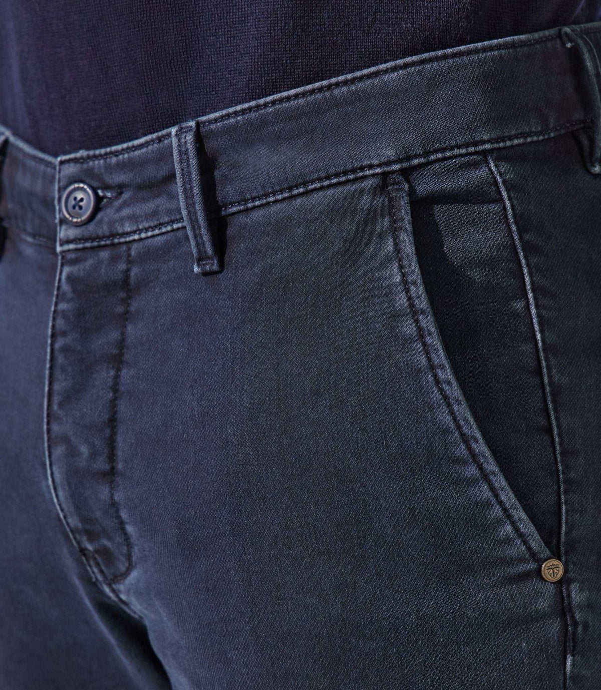 Pantalon chino marine VAILLEBT - IZAC