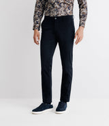 Pantalon chino satin marine - IZAC