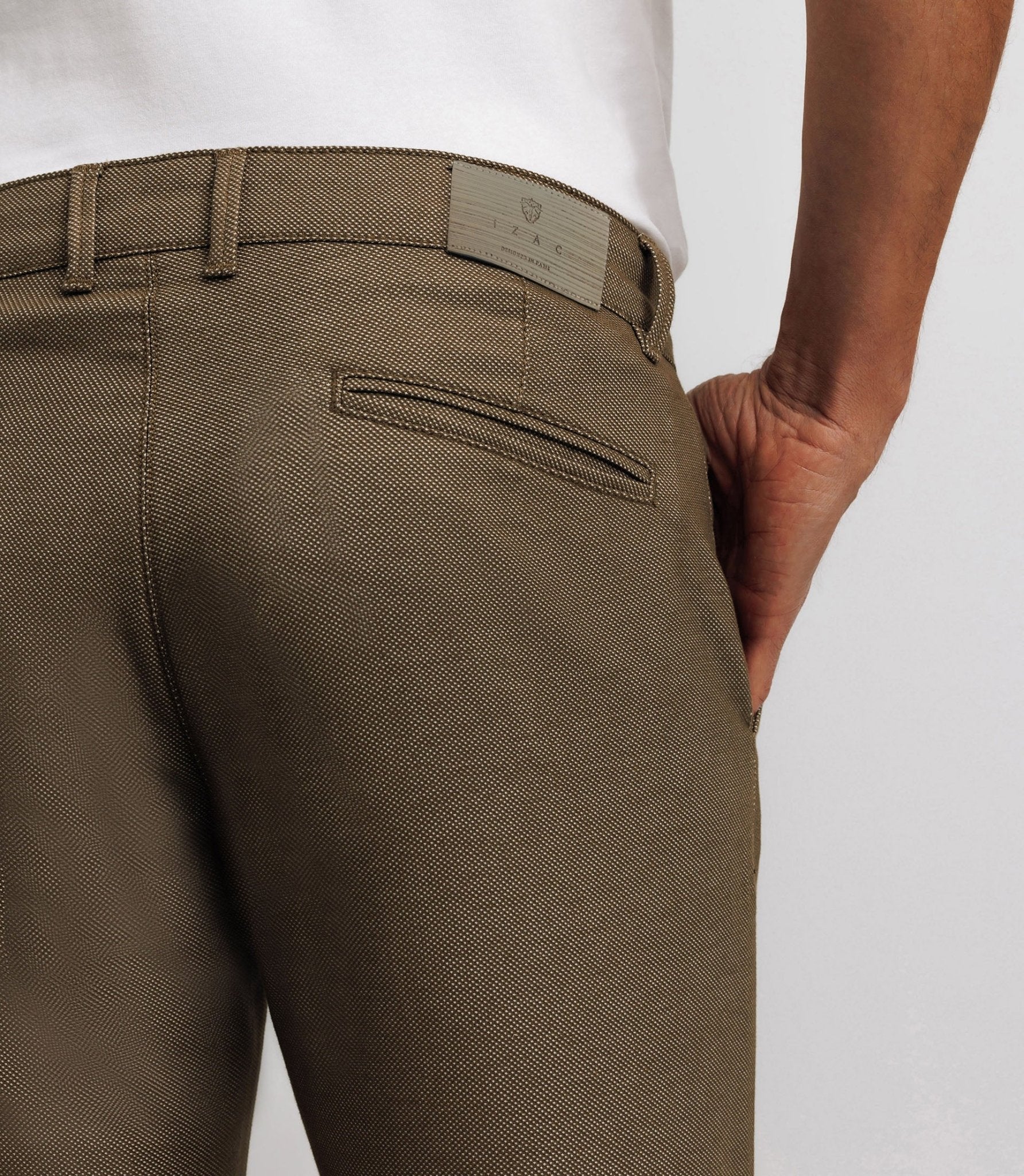 Pantalon slack kaki - IZAC