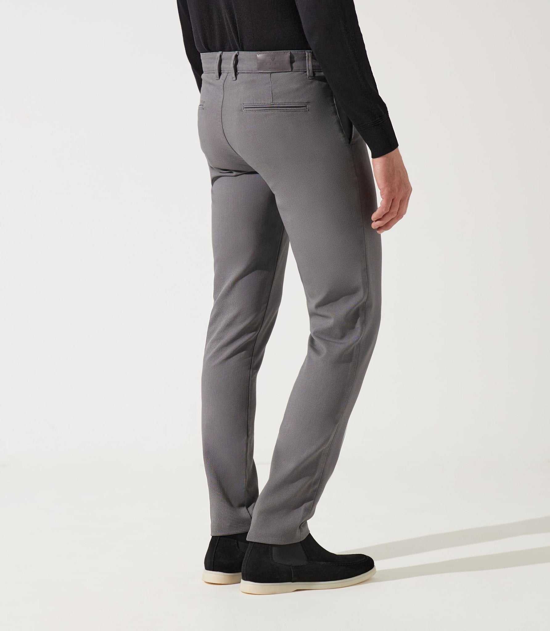 Pantalon chino armuré anthracite VARFAIT - IZAC