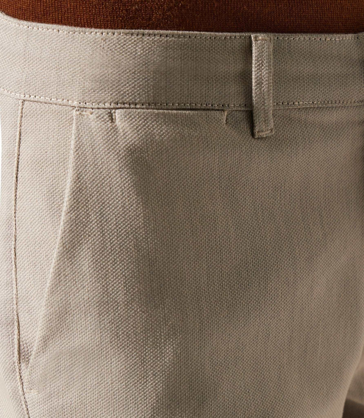 Pantalon chino armuré beige VARFAIT - IZAC