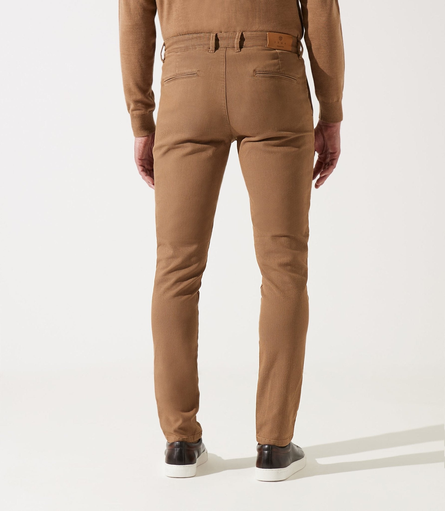 Pantalon chino armuré camel VARFAIT - IZAC