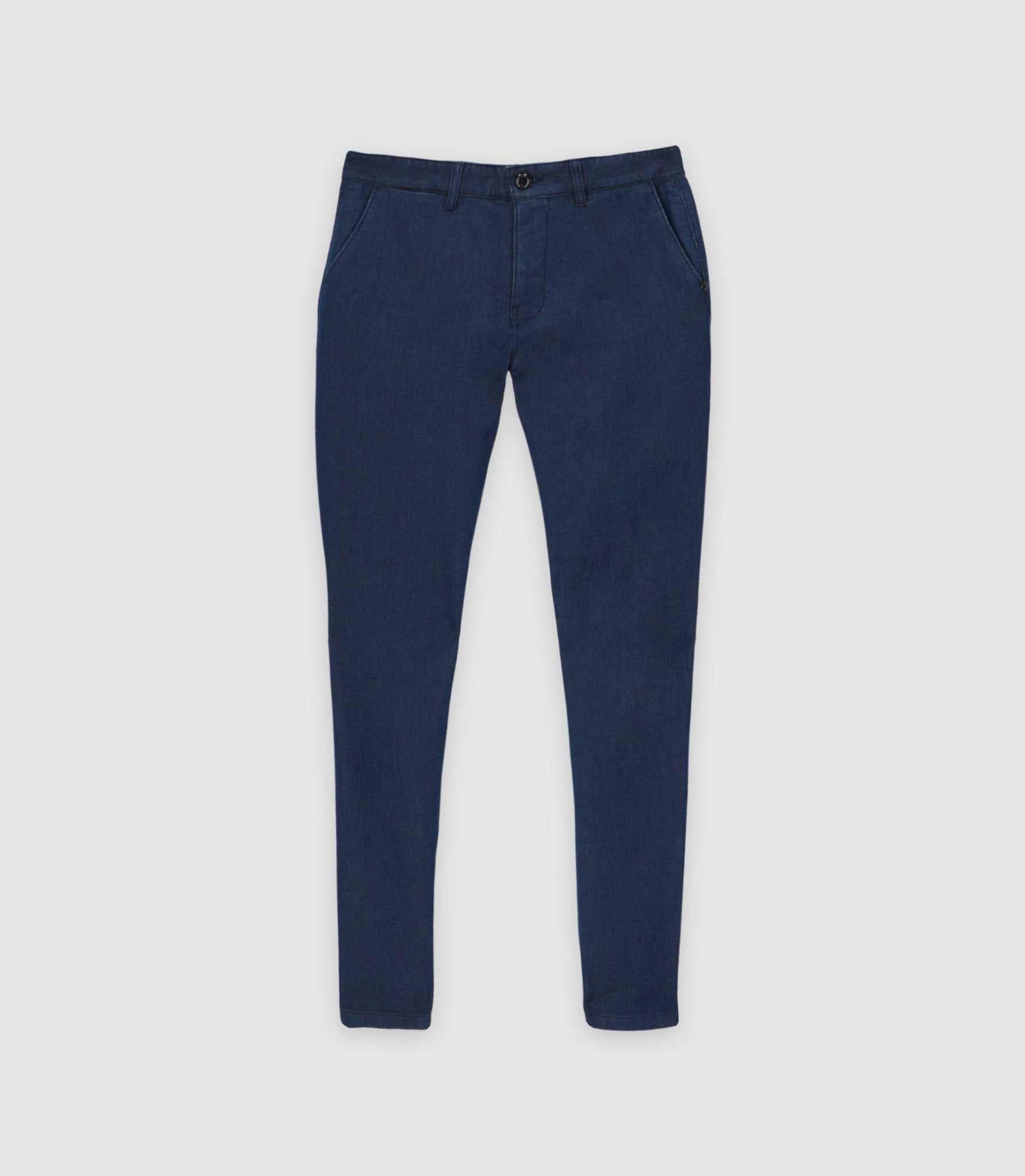 Pantalon chino armuré marine VEBI - IZAC